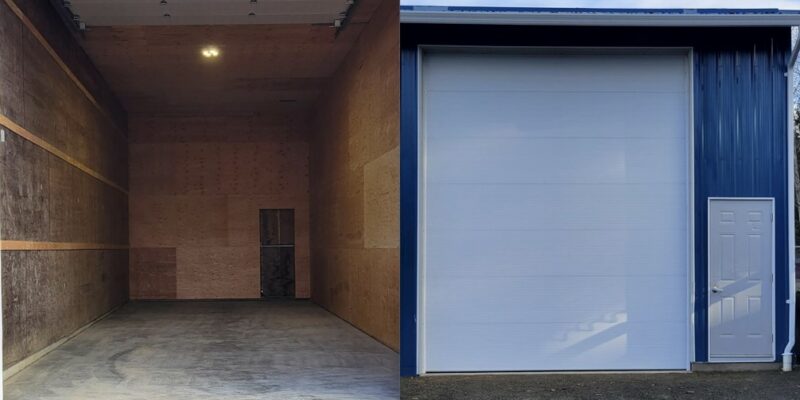 large indoor storage unit